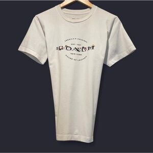 Coach Women's Floral House Of Leather Graphic Tee